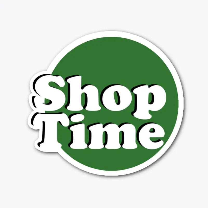 ShopTime Sticker (Green)